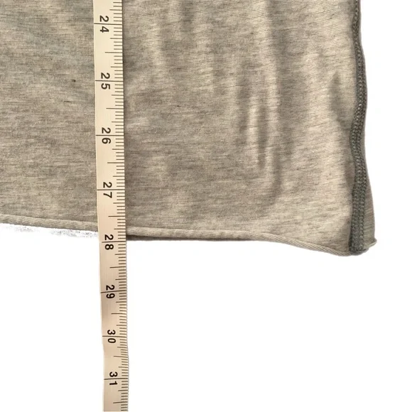 Lululemon Cabin Long Sleeve Tee Reversible Ghost Grey/Heathered Grey Size 8 - Picture 9 of 16